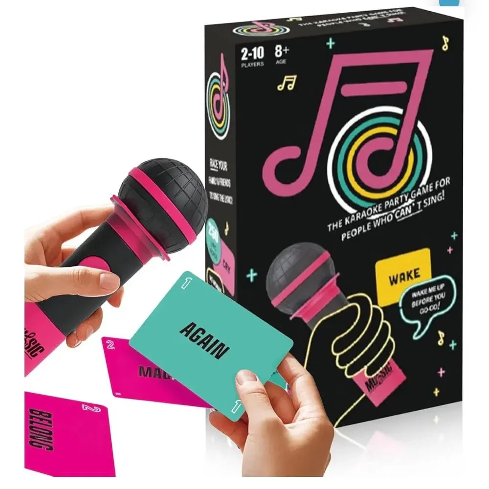 ATG Mic Karaoke Party Game - Hilarious Singing Challenge (C35)